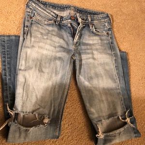 Vintage 7’s. Well loved and broken in. Size 26
